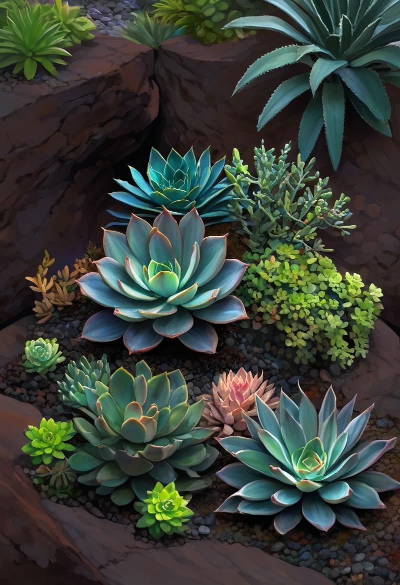 PWA240424240424185249_Lush succulent garden thriving in dark volcanic soil _00093_.png